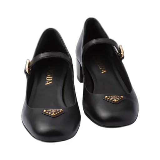 Nappa leather Mary Jane pumps