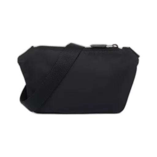 Re-Nylon and Saffiano leather shoulder bag