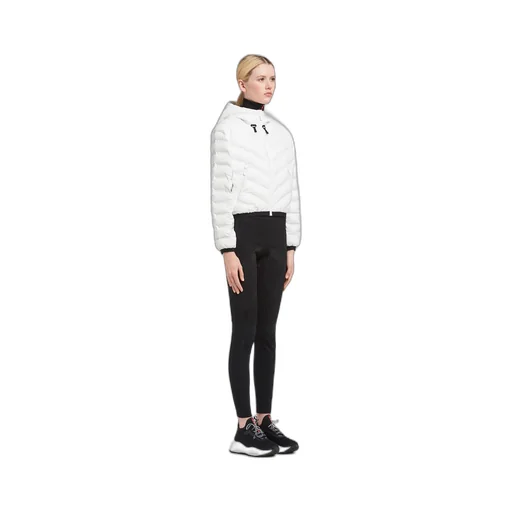 Light Re-Nylon hooded puffer jacket