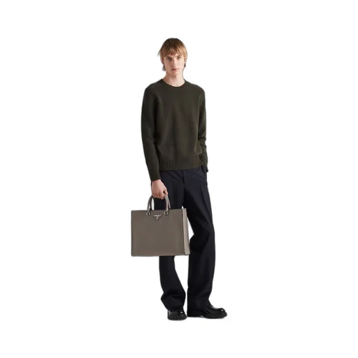 Saffiano leather tote bag