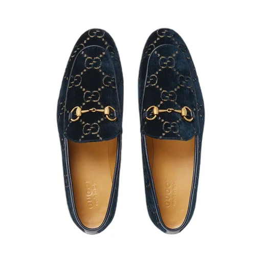 Men's Gucci Jordaan GG velvet loafer