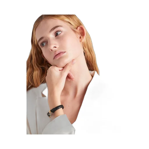 Saffiano leather bracelet