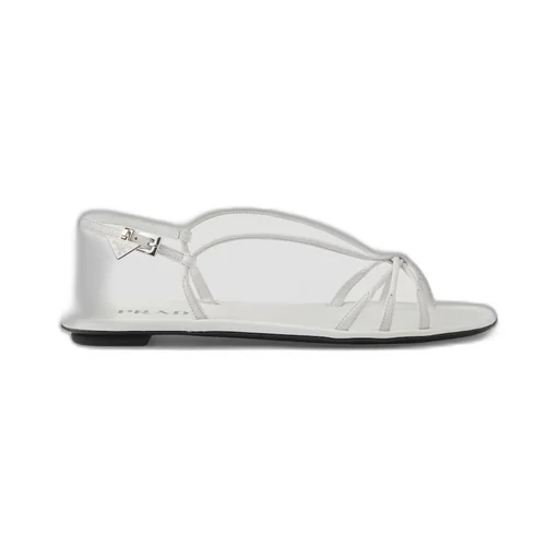 Flat leather sandals