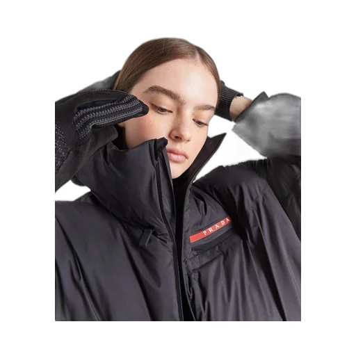Oversized technical Re-Nylon down coat