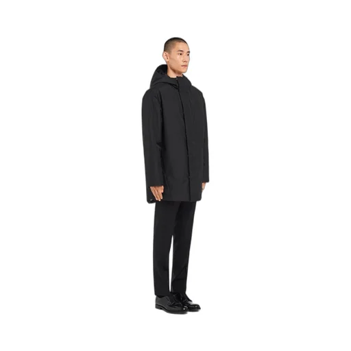 Technical fabric down coat