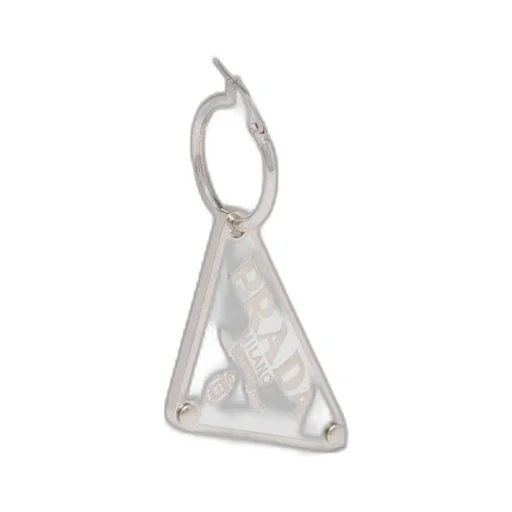 Prada Symbole pendant right earring