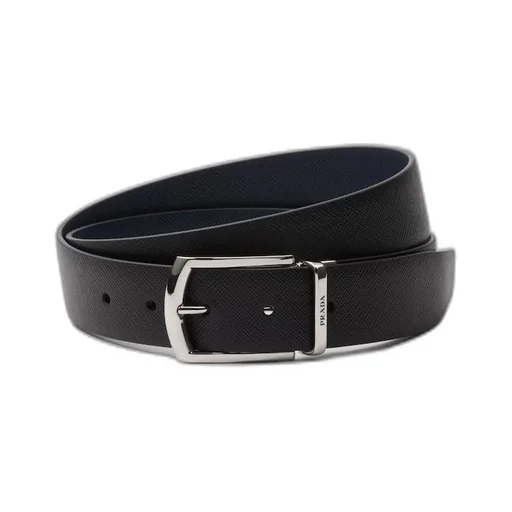 Reversible Saffiano leather belt