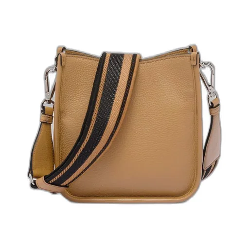 Leather mini shoulder bag