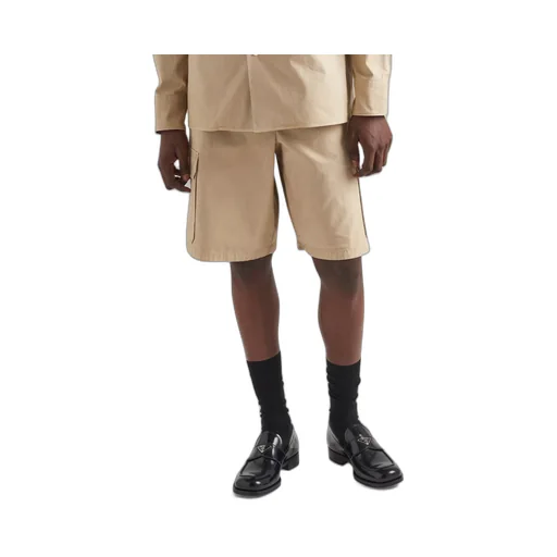Cotton satin Bermudas