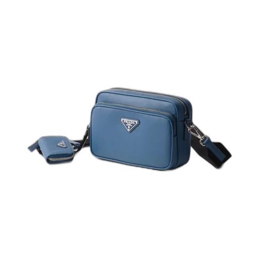 Saffiano leather shoulder bag