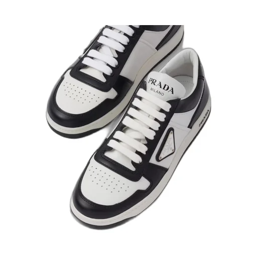 Downtown perforated leather sneakers
