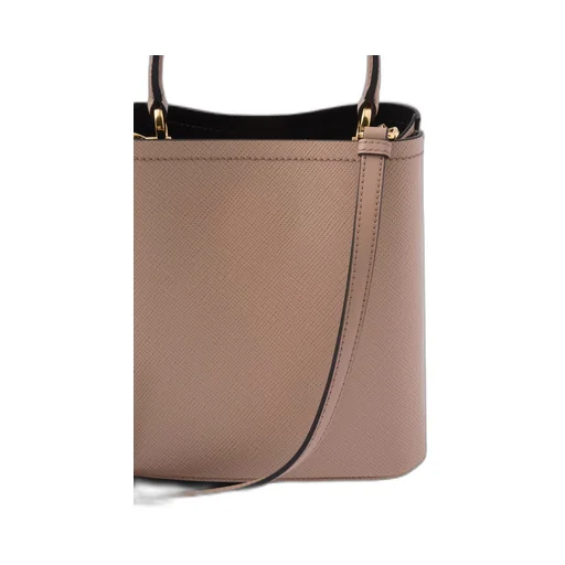 Small Saffiano Leather Prada Panier Bag