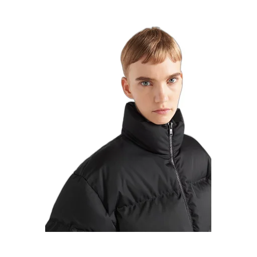 Oversized Re-Nylon down jacket