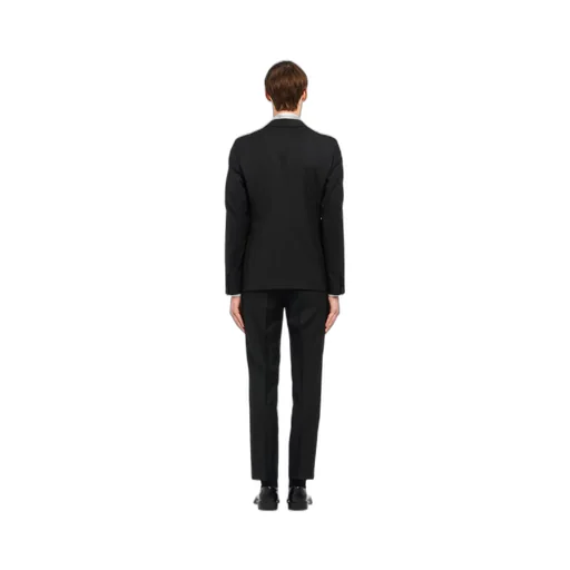 Singled-breasted two-button wool mohair tuxedo