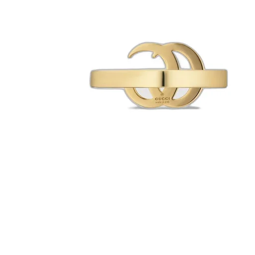GG Running yellow gold ring