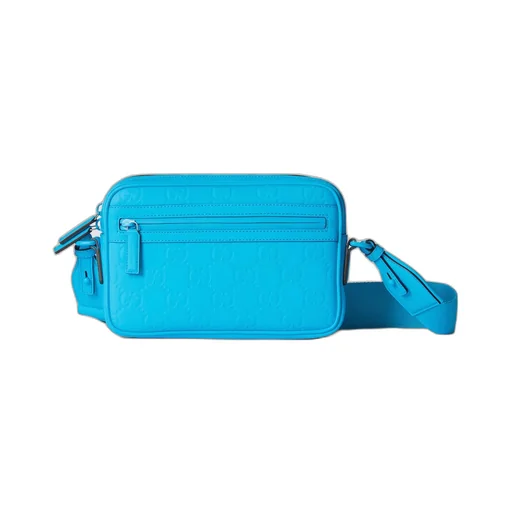 GG rubber-effect crossbody bag