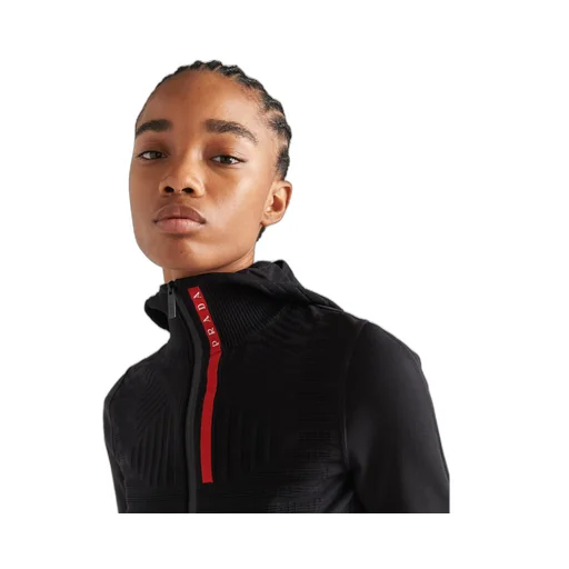 Tech Rec Re-Nylon piqué sports jacket