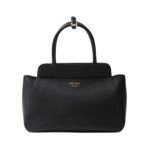 Medium leather tote bag