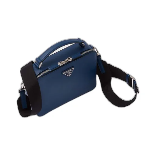 Medium Prada Brique Saffiano leather bag
