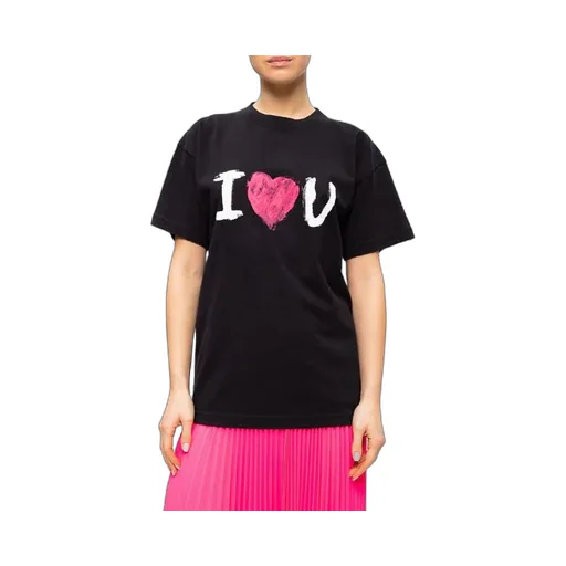 I Love U Print T-Shirt
