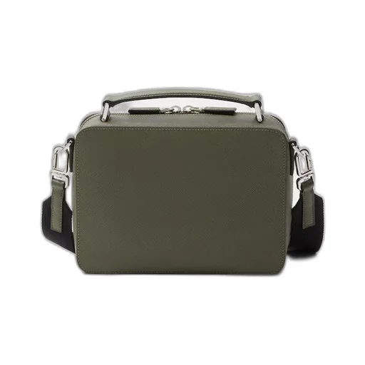 Medium Prada Brique Saffiano leather bag