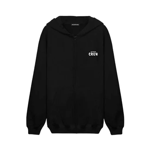 Crew Print Hoodie