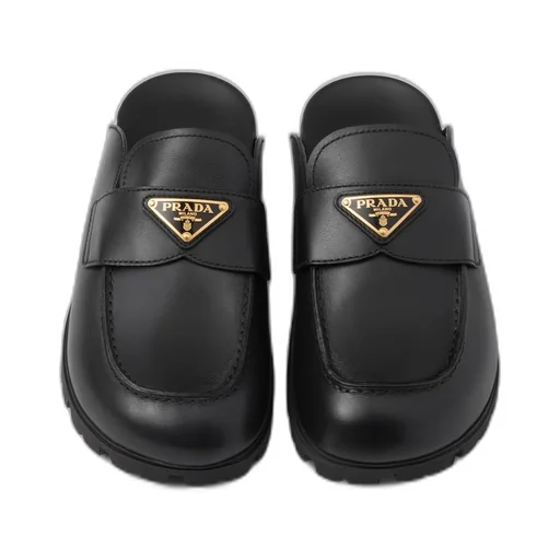Leather mules