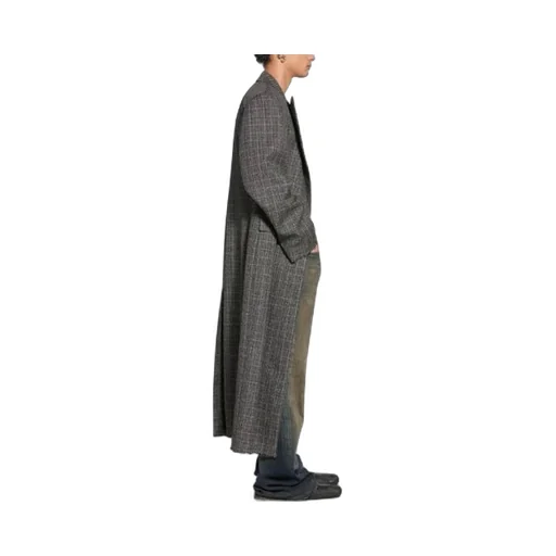 Double Breasted Check Coat