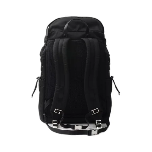 Re-Nylon and Saffiano leather backpack