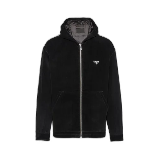 Cotton velvet blouson jacket