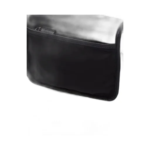 Re-Nylon and Saffiano leather shoulder bag