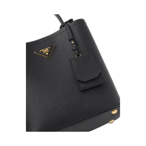 Medium Saffiano Leather Prada Panier Bag