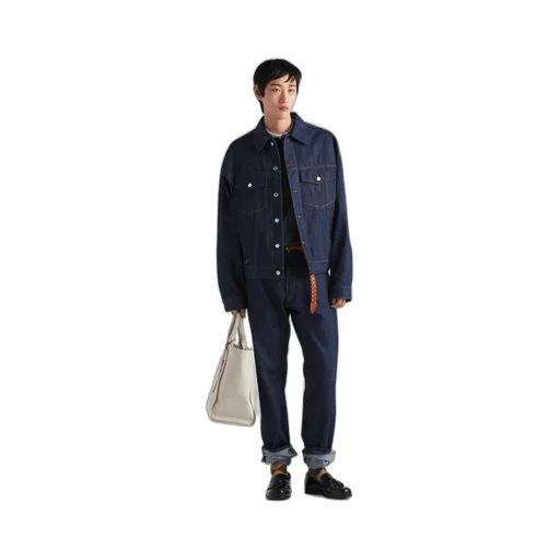Selvedge denim blouson
