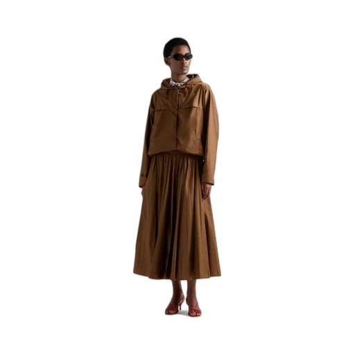 Light technical fabric blouson jacket