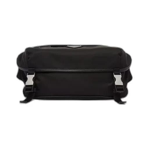Re-Nylon and Saffiano leather shoulder bag