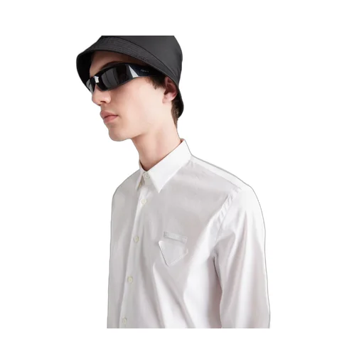 Stretch poplin shirt