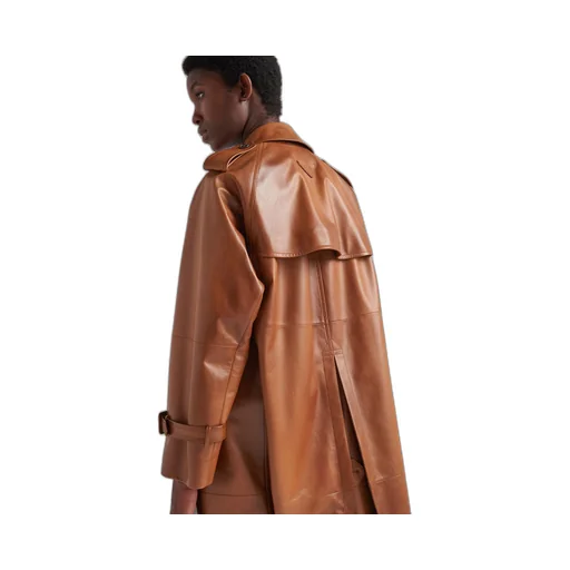 Nappa leather coat