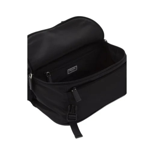 Re-Nylon and Saffiano leather shoulder bag