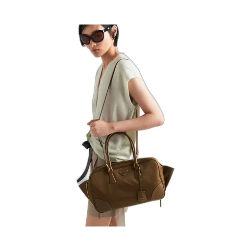 Prada Re-Edition 1978 large Re-Nylon and Saffiano leather two-handle bag