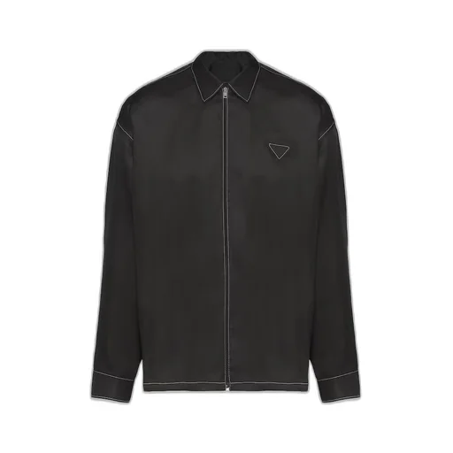 Silk twill shirt
