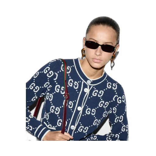 GG cotton jacquard cardigan