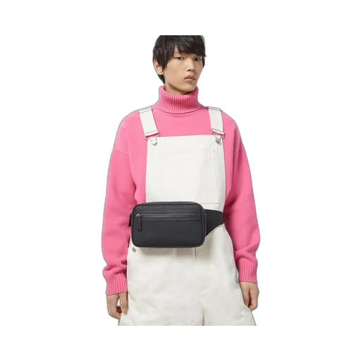 GG rubber-effect belt bag