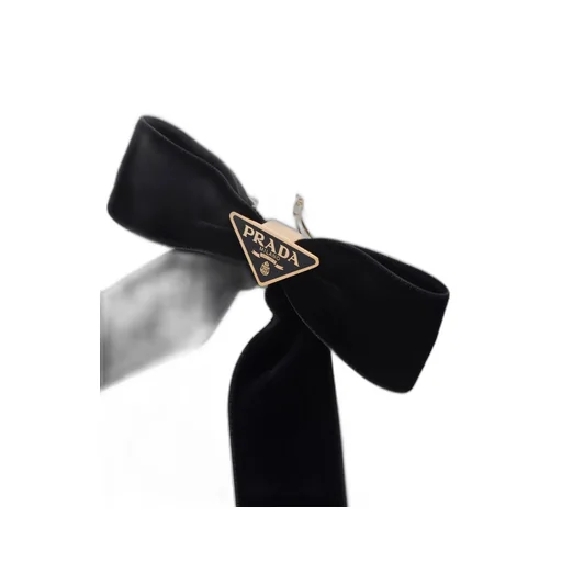 Velvet hair clip