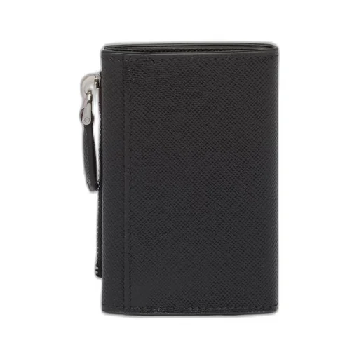 Saffiano leather card holder