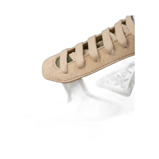 PRAX 01 delavé suede and Re-Nylon sneakers
