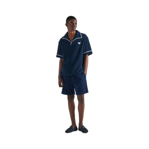 Short-sleeved heavy cotton shirt