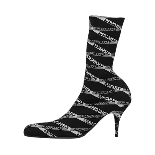 80mm Monogram Logo Spandex Boot