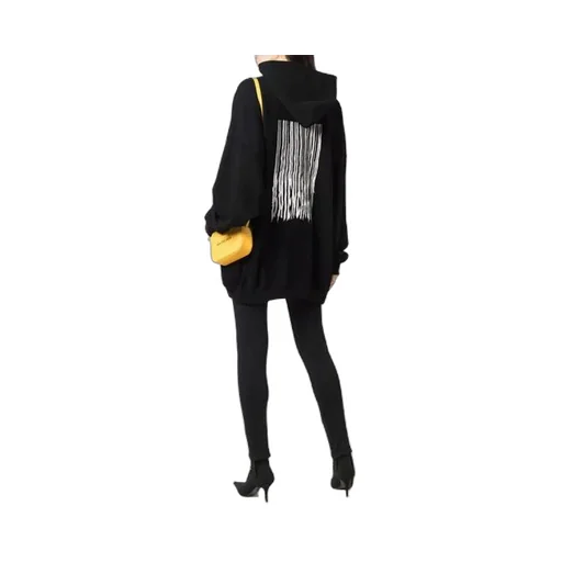 Barcode Cotton Hoodie