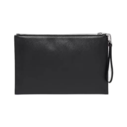 Saffiano Leather Pouch