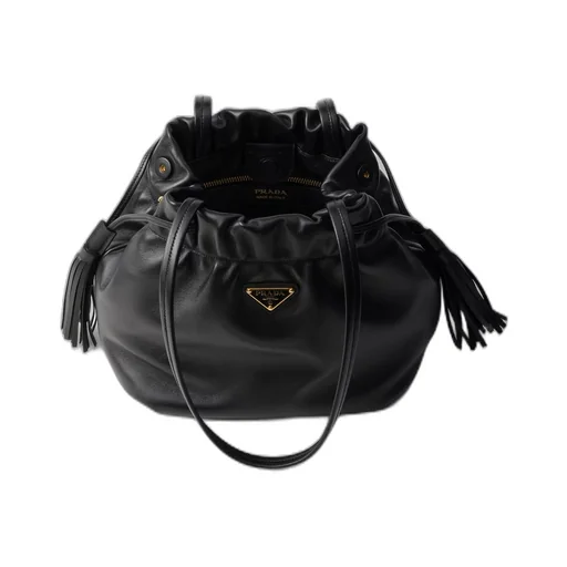 Nappa leather shoulder bag